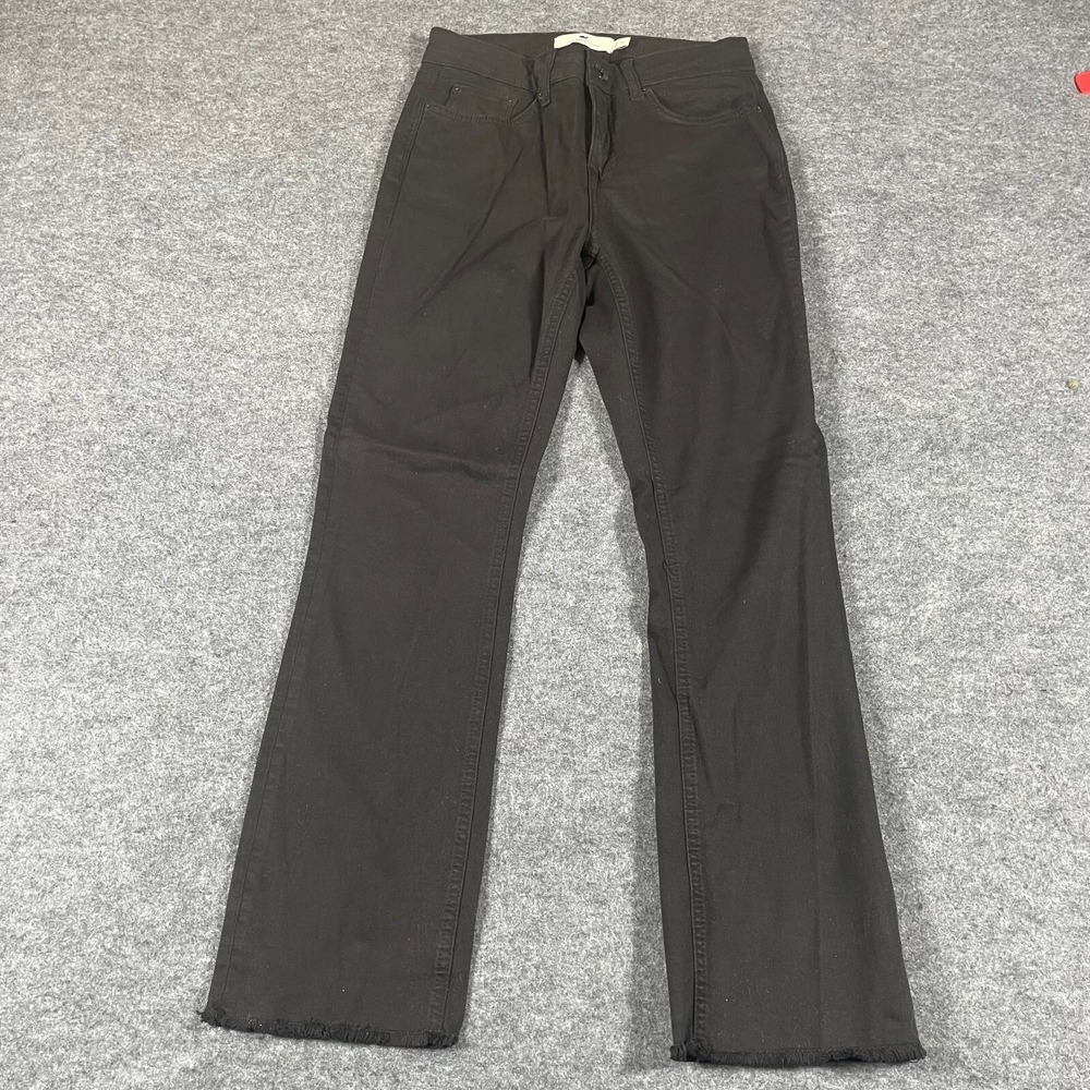 Vineyard Vines Jeans Womens 25‎ Black Denim High Rise Kick Flare Stretch 27x28